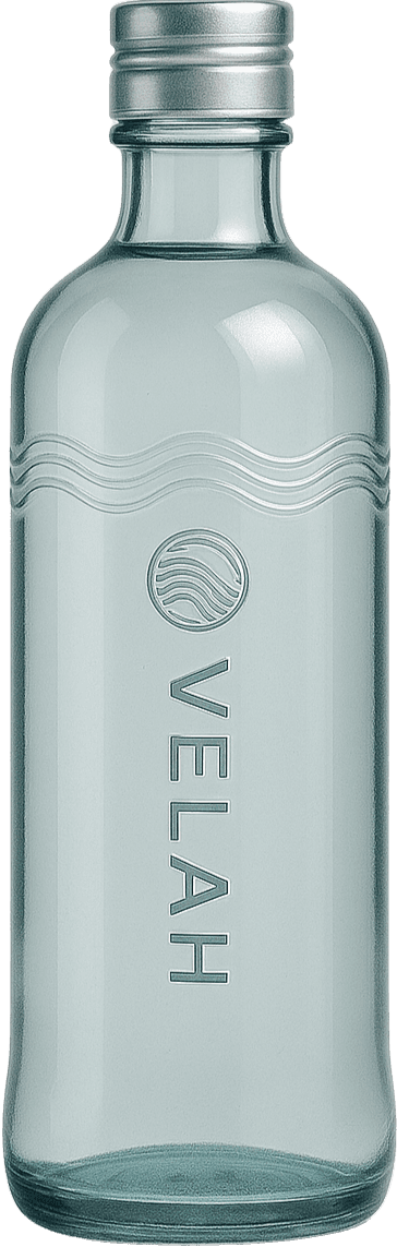 Velah 500mL glass bottle